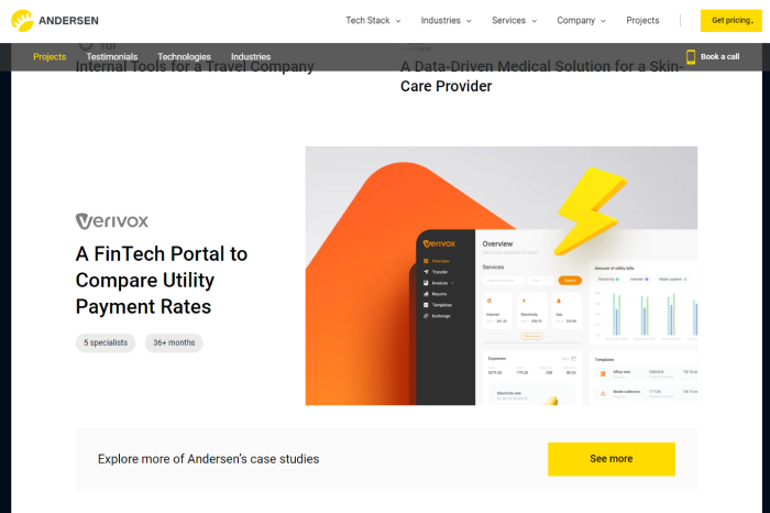 top-front-end-development-companies-andersen-website